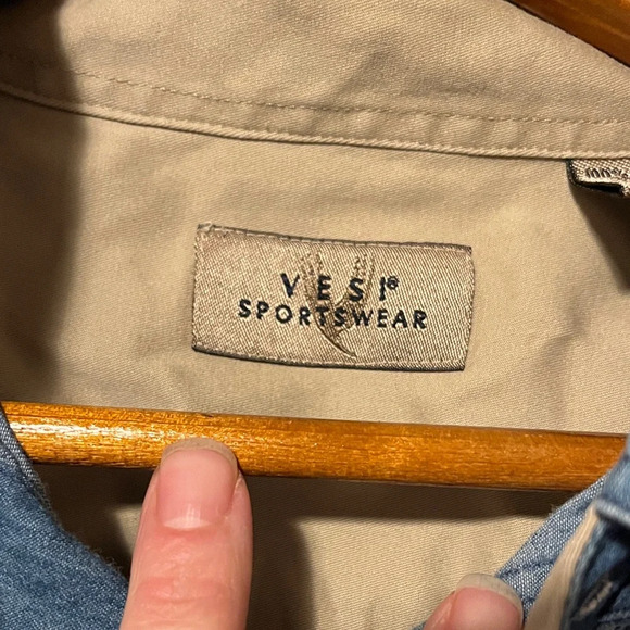 Men's Cardinal Denim Button-Down Shirt - Picture 2 of 13